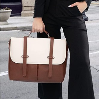 Lovevook  Leather Messenger Bag for Women