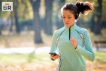running headphones over ear