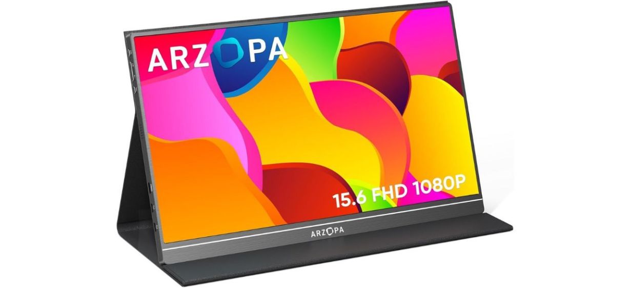 ARZOPA Portable Monitor on white background ARZOPA Portable Monitor on white background
