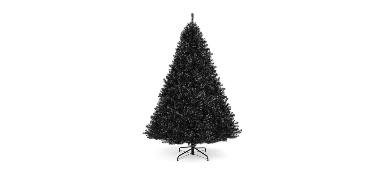 Best Choice Products 6-Foot Artificial Full Black Christmas Tree Best Choice Products 6-Foot Artificial Full Black Christmas Tree