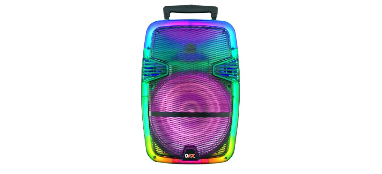 QFX TMS-1560 15 Portable Bluetooth Rechargable Party Speaker