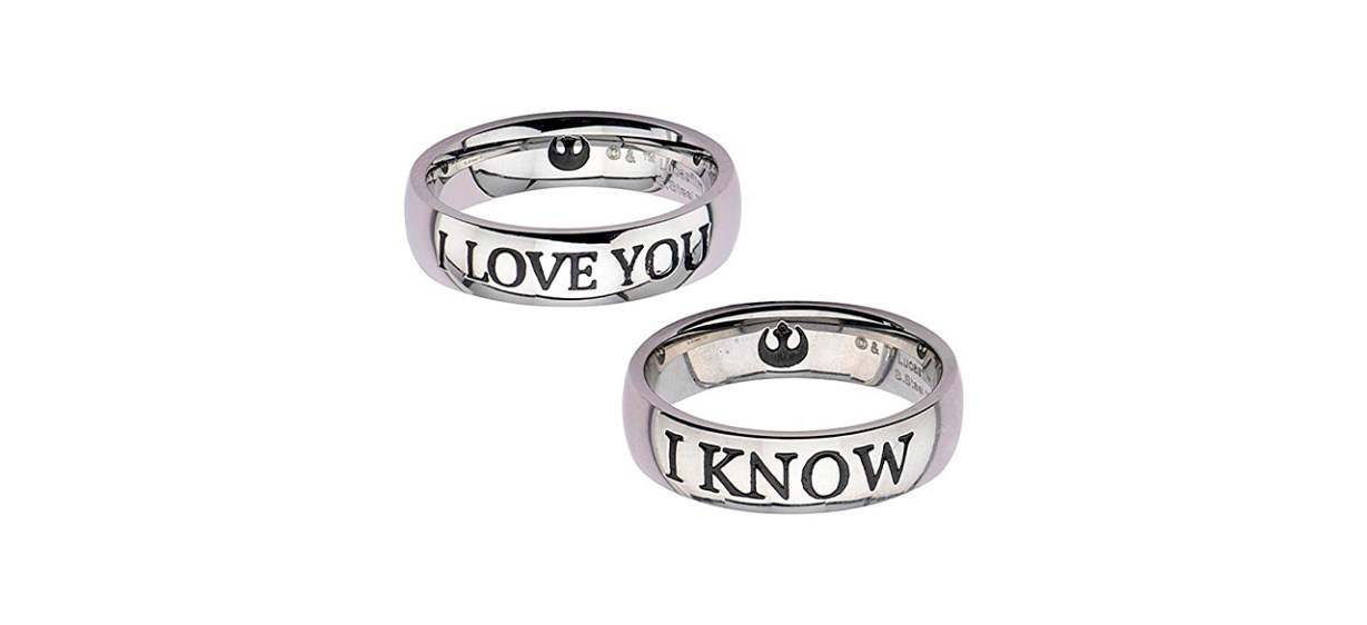 Best Star Wars I Love You and I Know Ring Set Best Star Wars I Love You and I Know Ring Set