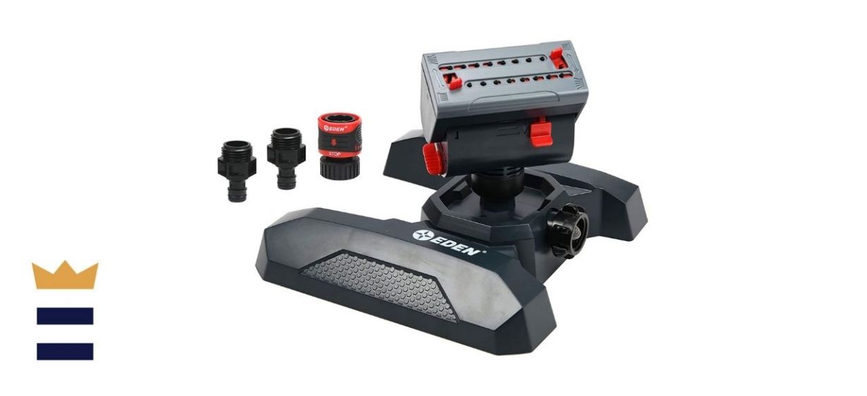 Eden Adjustable Four-Way Mini Turbo Oscillating Sprinkler