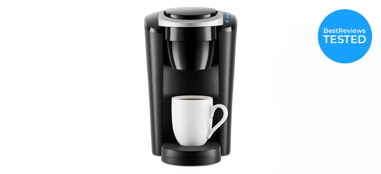 Keurig K-Compact Single-Serve K-Cup Pod Coffee Maker on white background Keurig K-Compact Single-Serve K-Cup Pod Coffee Maker on white background