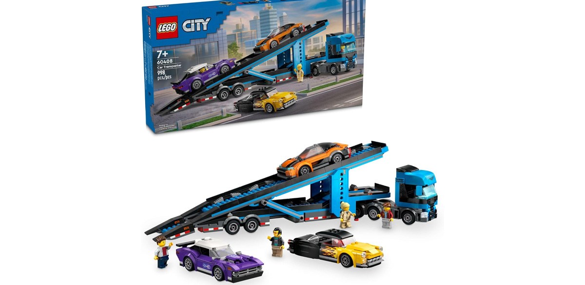LEGO City Car Transporter Truck with Sports Cars Building Toy Set  LEGO City Car Transporter Truck with Sports Cars Building Toy Set