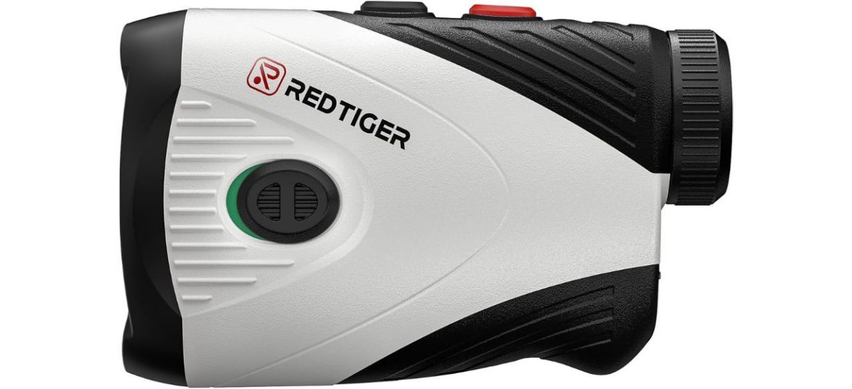 RedTiger Golf Rangefinder on white back RedTiger Golf Rangefinder on white back