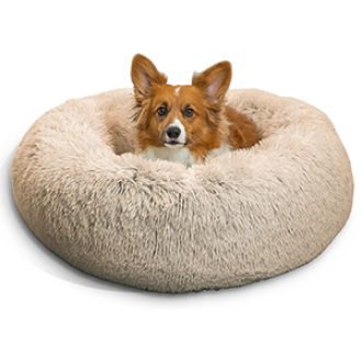 Best Friends by Sheri Calming Donut Pet Bed