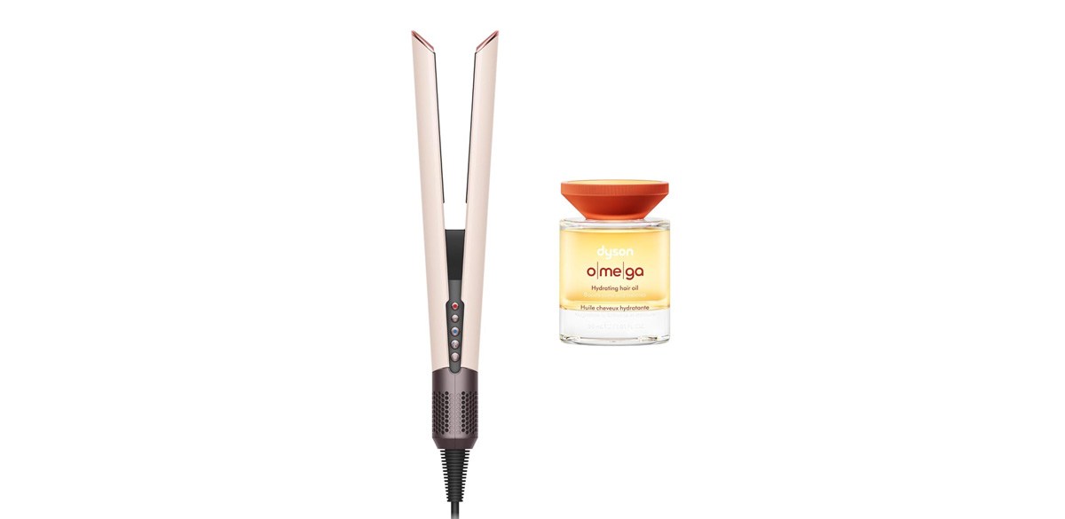 Dyson Airstrait Wet-to-Dry Straightener + Omega Hair Oil Bundle