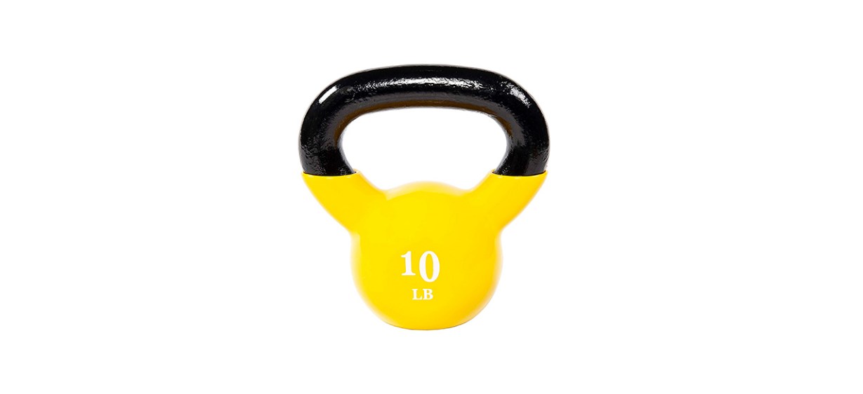 Best BalanceFrom Everyday Essentials All-Purpose Vinyl Coated Kettlebell
