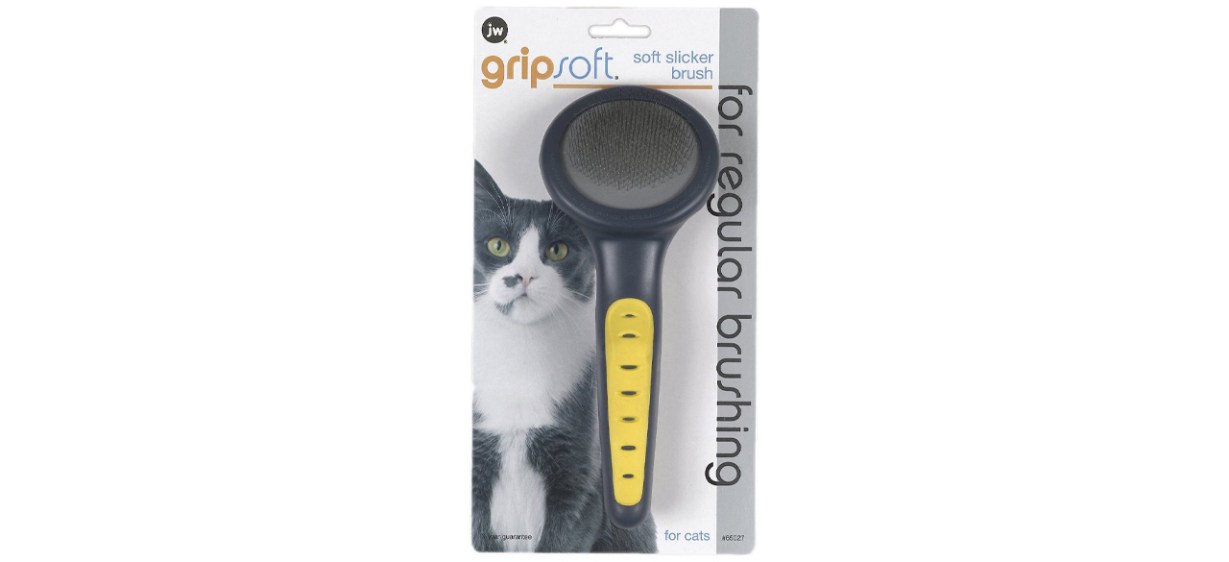Best JW Pet Gripsoft Cat Slicker Brush