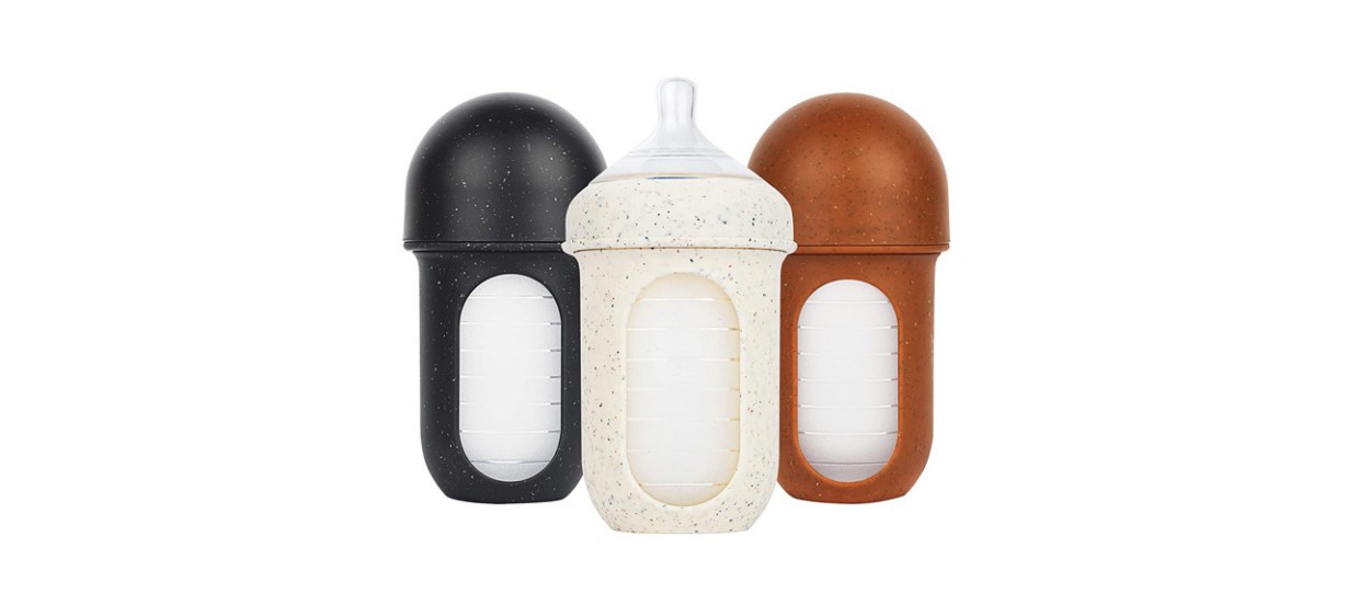 Best Boon Nursh Reusable Silicone Baby Bottles