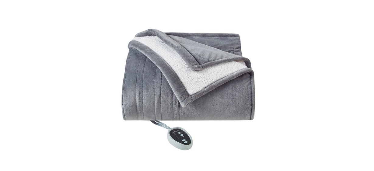 Best Cuddl Duds Heated Plush Sherpa Blanket