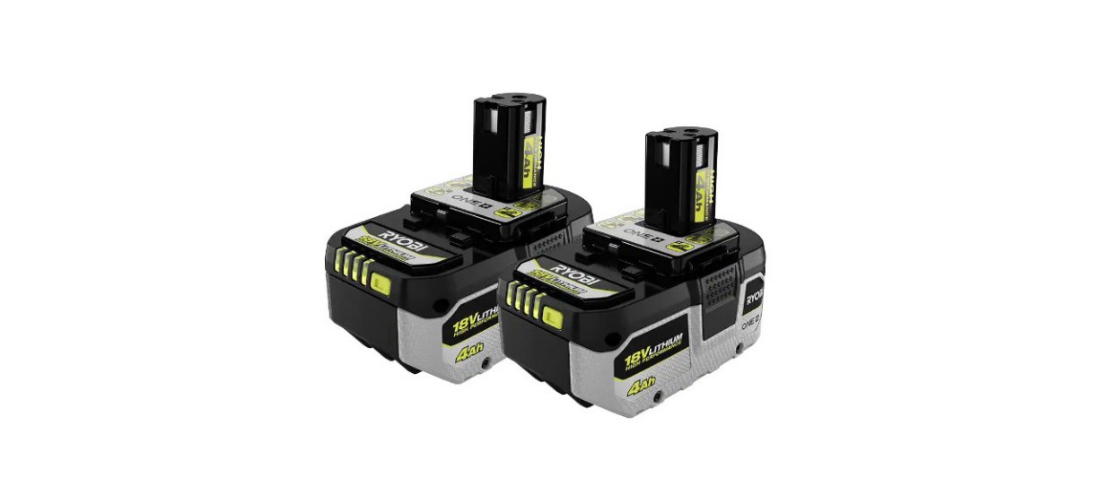 Best Ryobi One+ 18V Lithium-Ion 4 Ampere-Hour Battery (2-Pack)