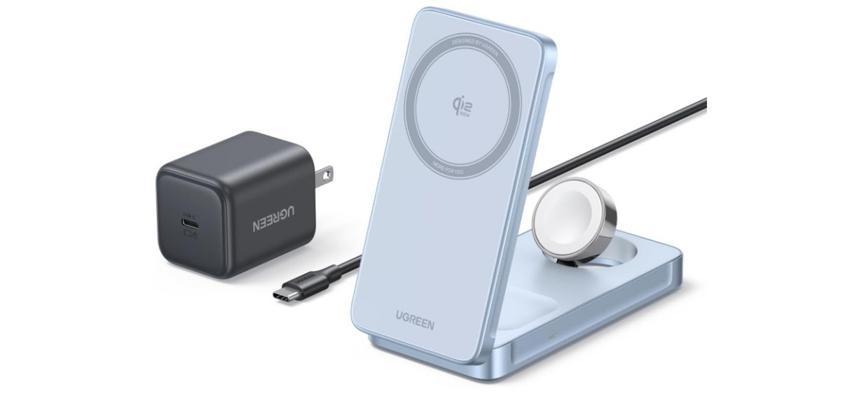 UGREEN 25W 3-in-1 Foldable Magflow Wireless Charger