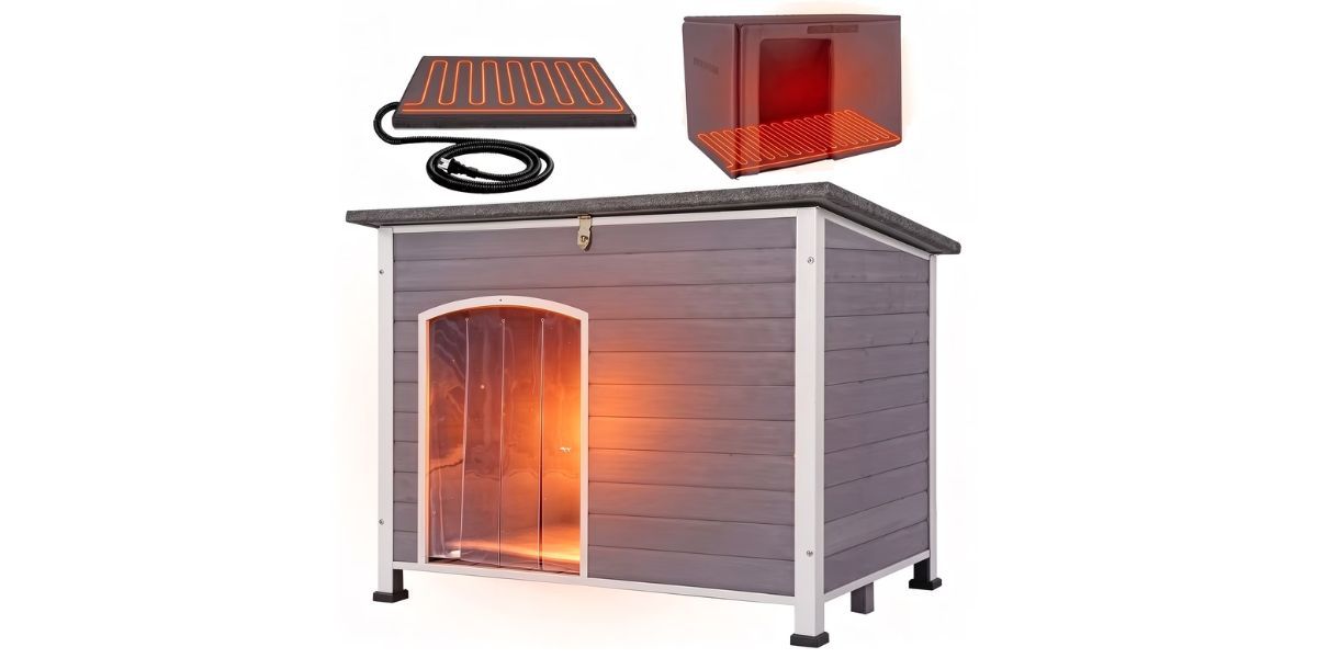 Aivituvin Extra Large Heated Insulated Dog House