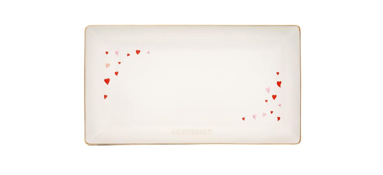Le Creuset L'Amour Stoneware Rectangular Hostess Tray