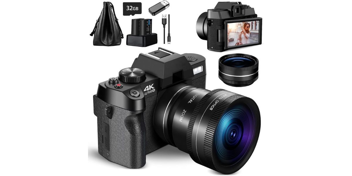 NBD Digital Camera 4K Ultra HD 48MP All-in-One Vlogging Camera