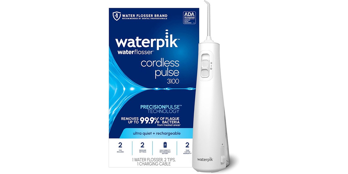 Waterpik Cordless Pulse 3100 Rechargeable Portable Water Flosser