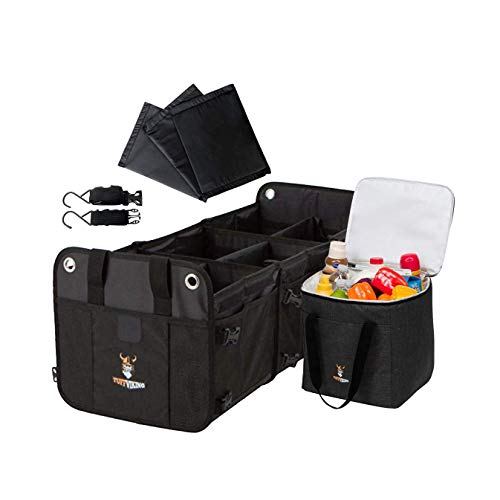 Tuff Viking 3-in-1 Convertible Car Trunk Organizer