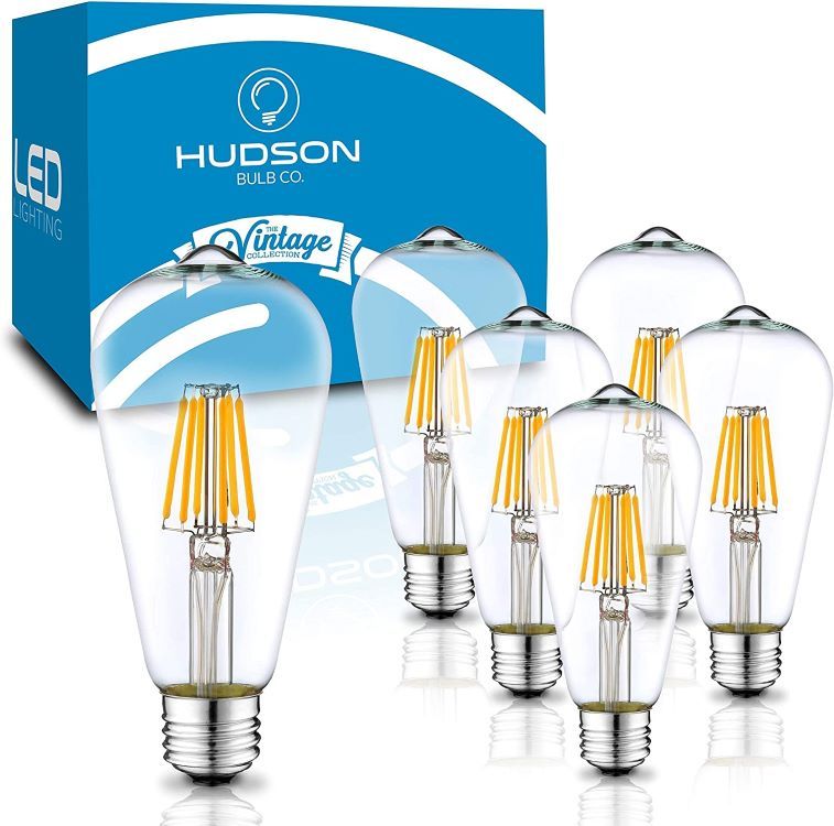 HUDSON BULB CO. Vintage Edison LED Light Bulbs