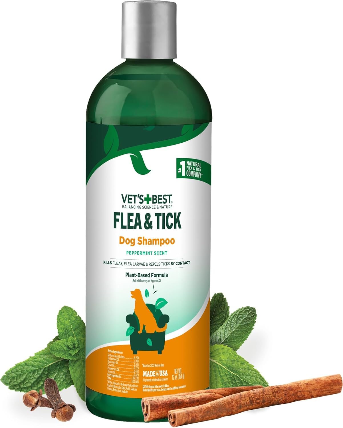 Vet's Best Flea and Tick Advanced Strength Dog Shampoo