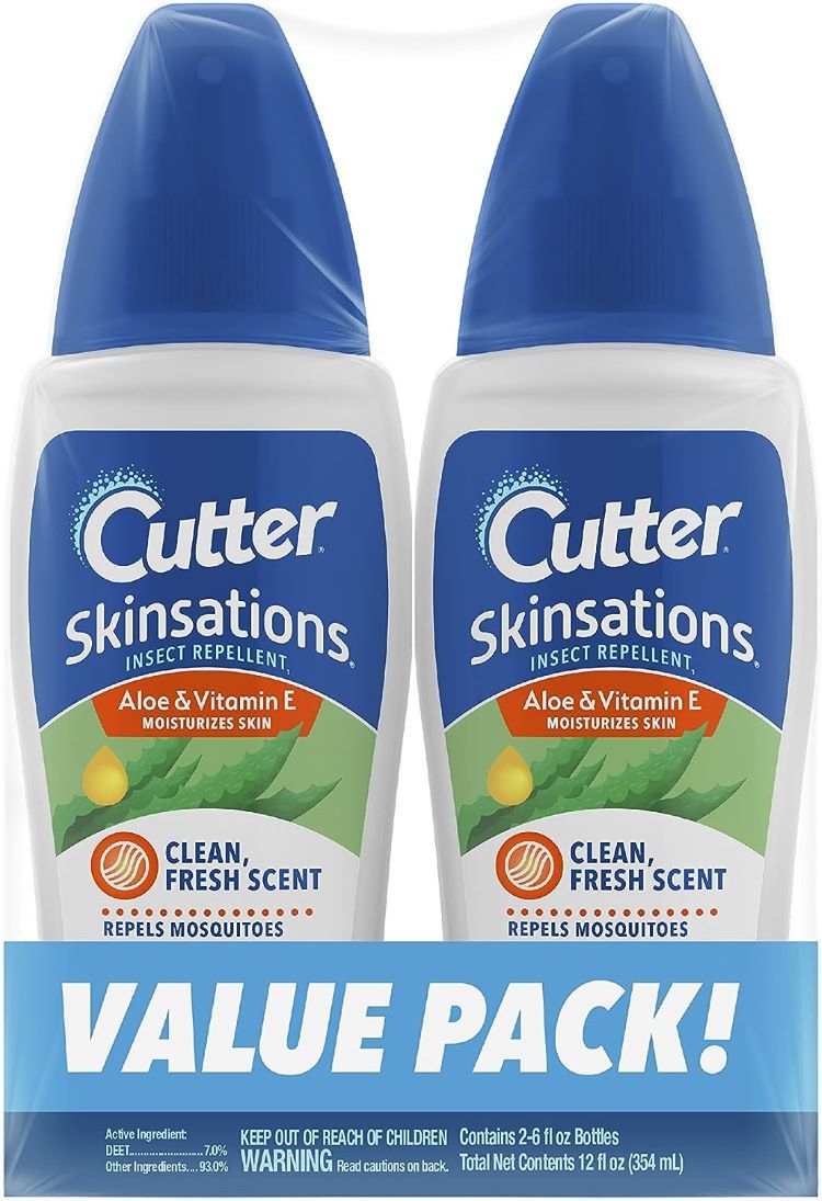 Cutter Skinsations Insect Repellent Pump Spray