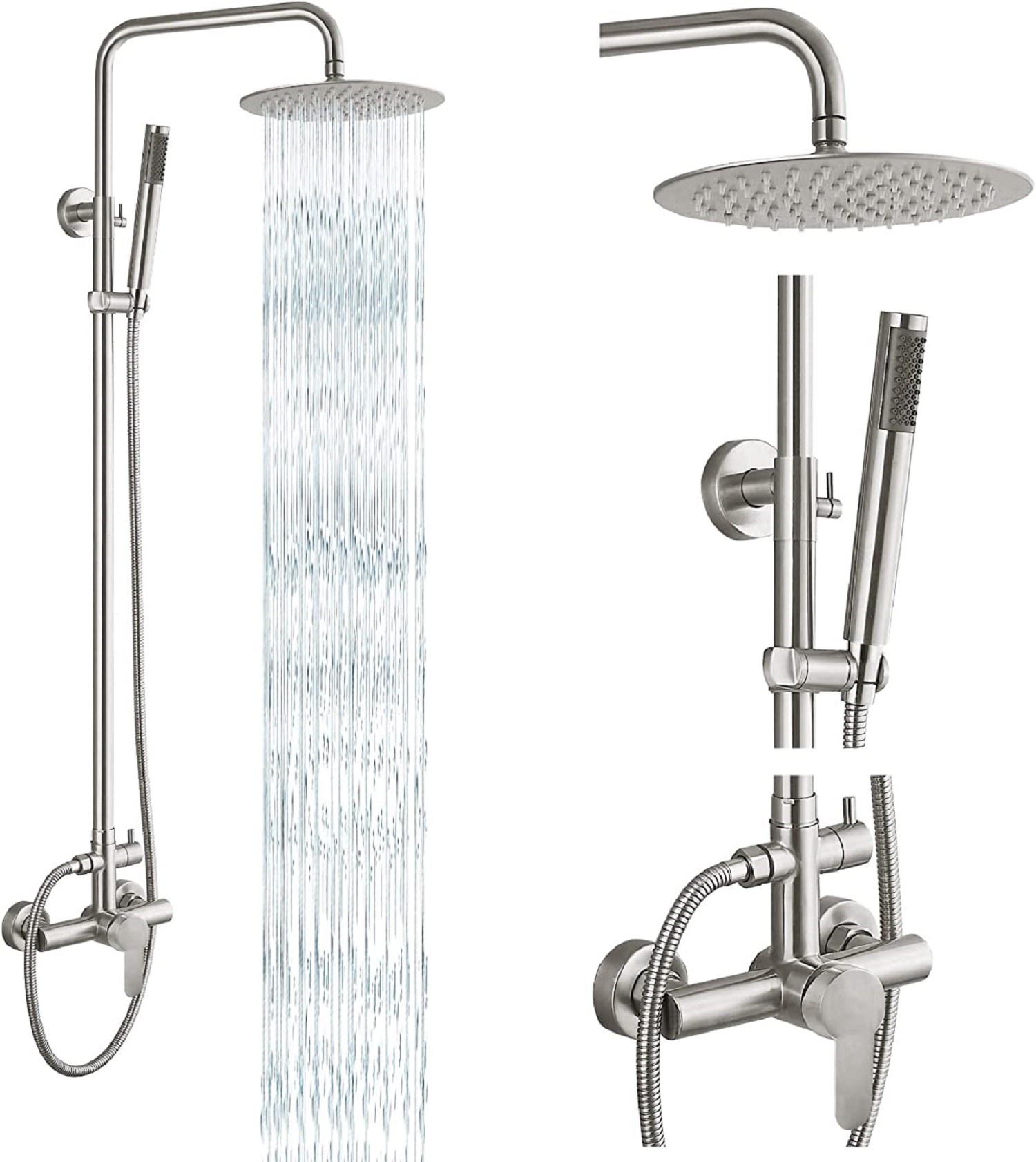 gotonovo Outdoor Shower Fixture System Combo Set