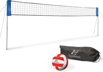 EastPoint Sports Portable 10- to 30-Foot Volleyball Net Set