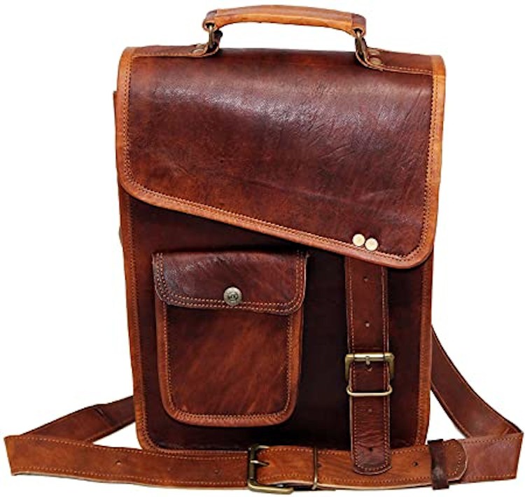 jaald Leather Messenger Bag