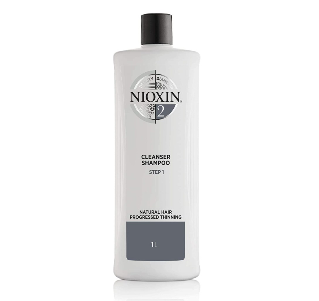 Nioxin System 2 Cleanser Shampoo for Natural Hair with Progressed Thinning